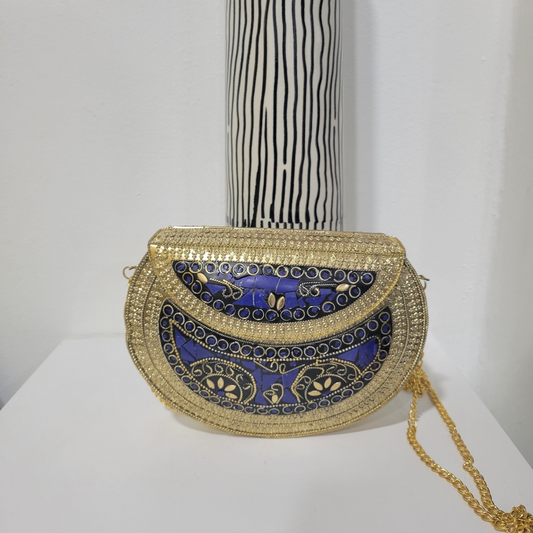 Radiant Mosaic Evening Bag: Artful Allure