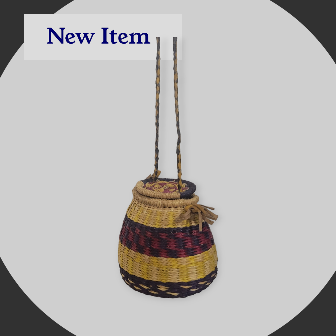 Bolga Basket Bag: Ghanaian Craftsmanship