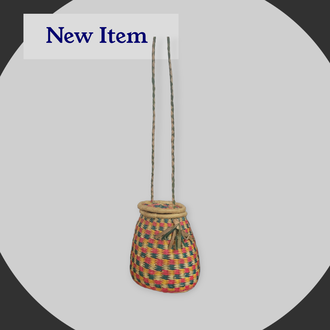 Cherish Ghana's Heritage:Straw Basket Bag