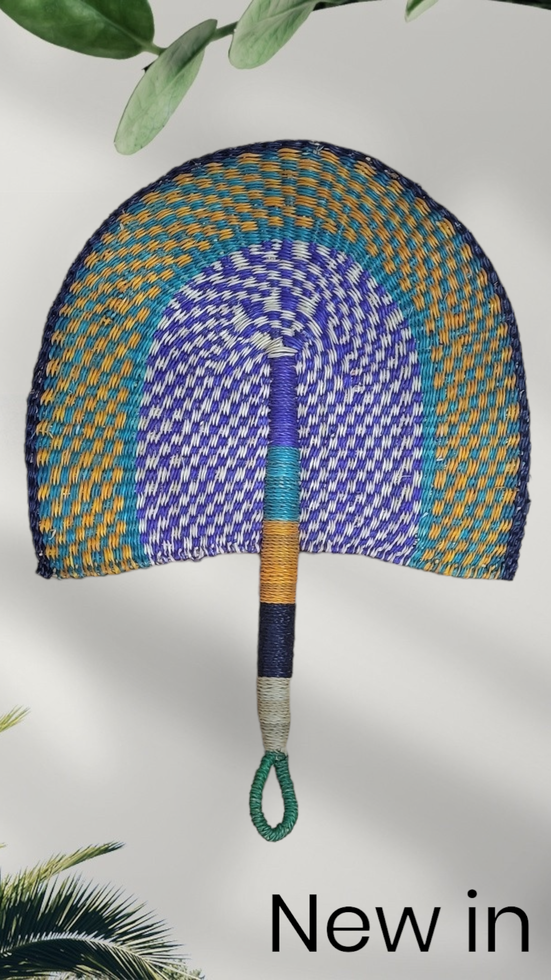 Bali Chic Woven Fan: Island Elegance