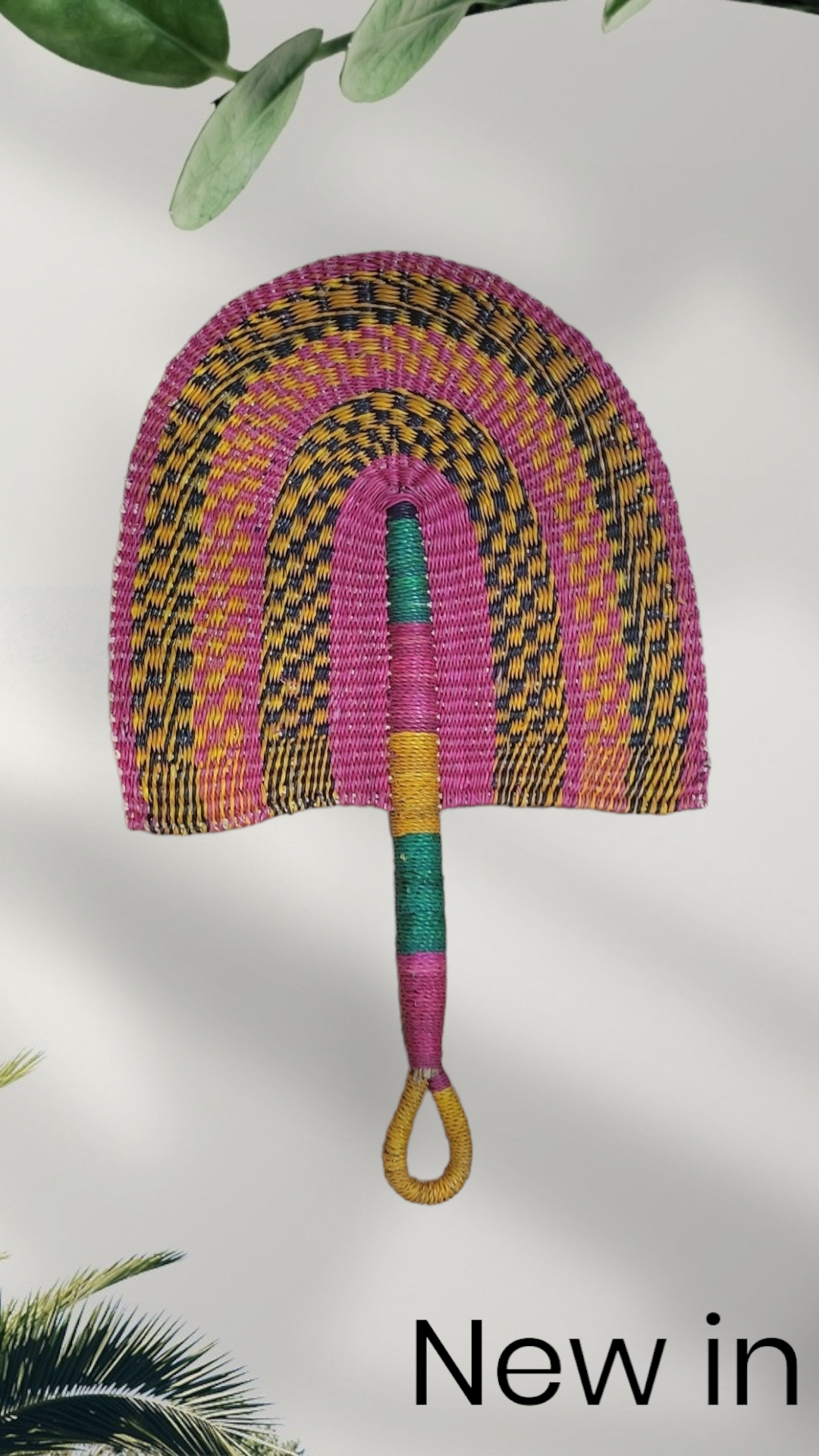 Rustic Bamboo Weave Fan: Nature's Touch