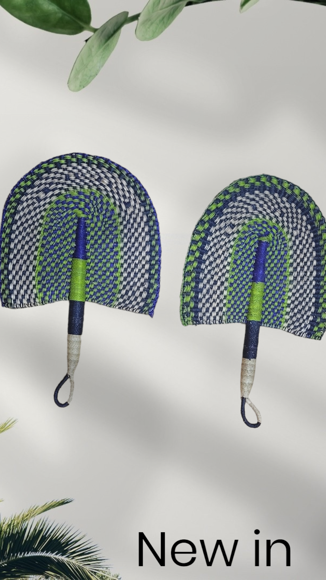 Artisan Woven Beach Fan