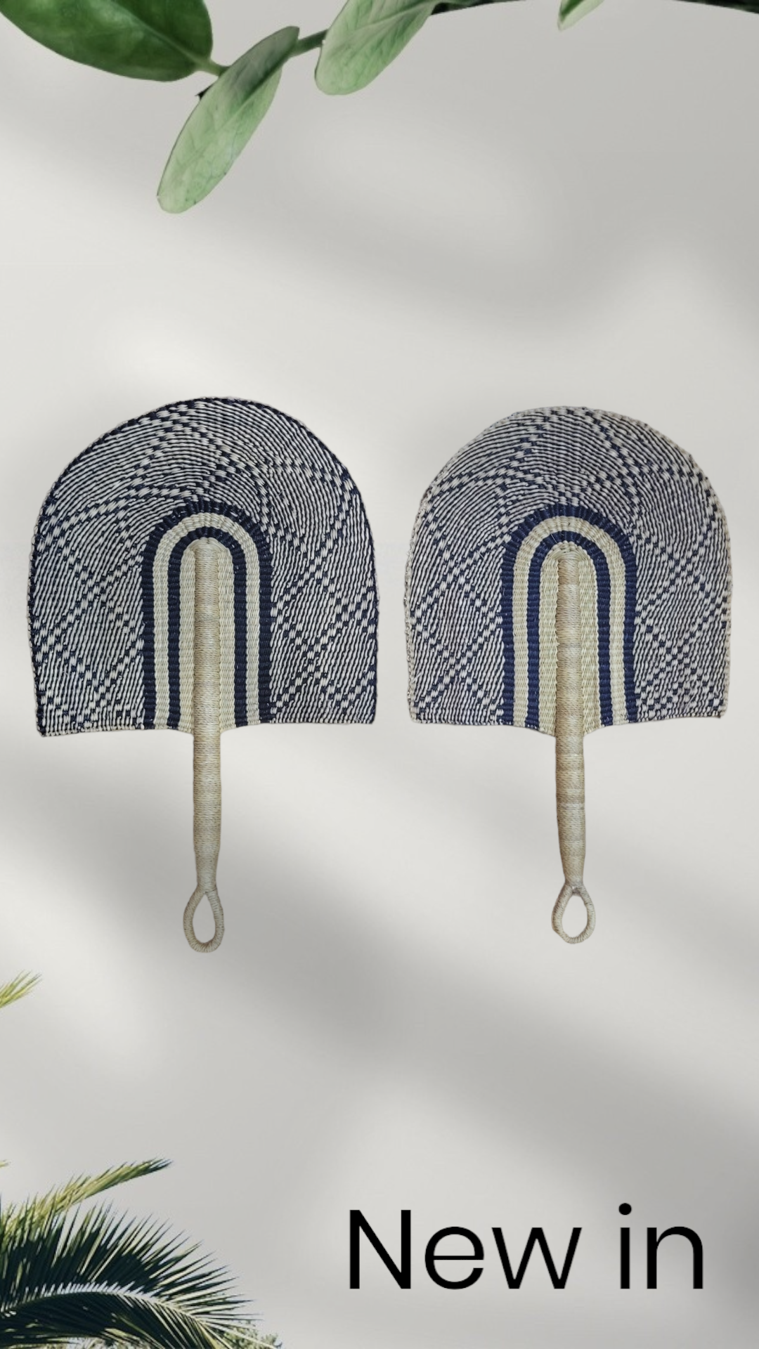 Palm Leaf Artistry Fan