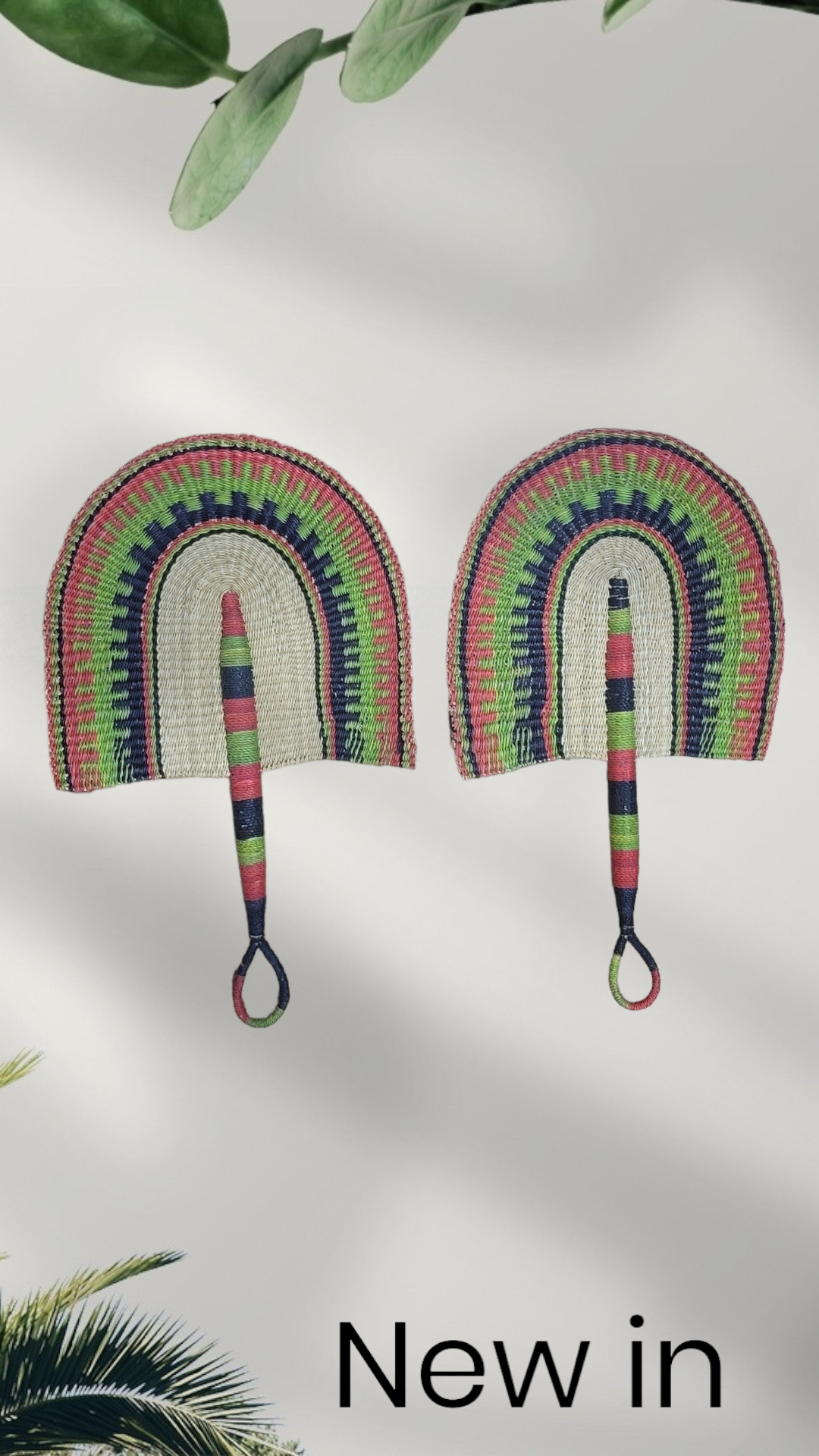 Tribal Bamboo Fan