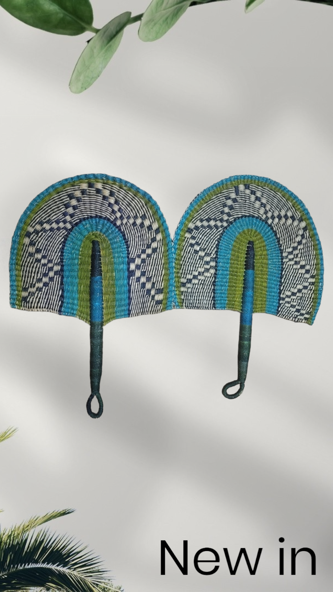 Palm Leaf Crafted Cooling Fan