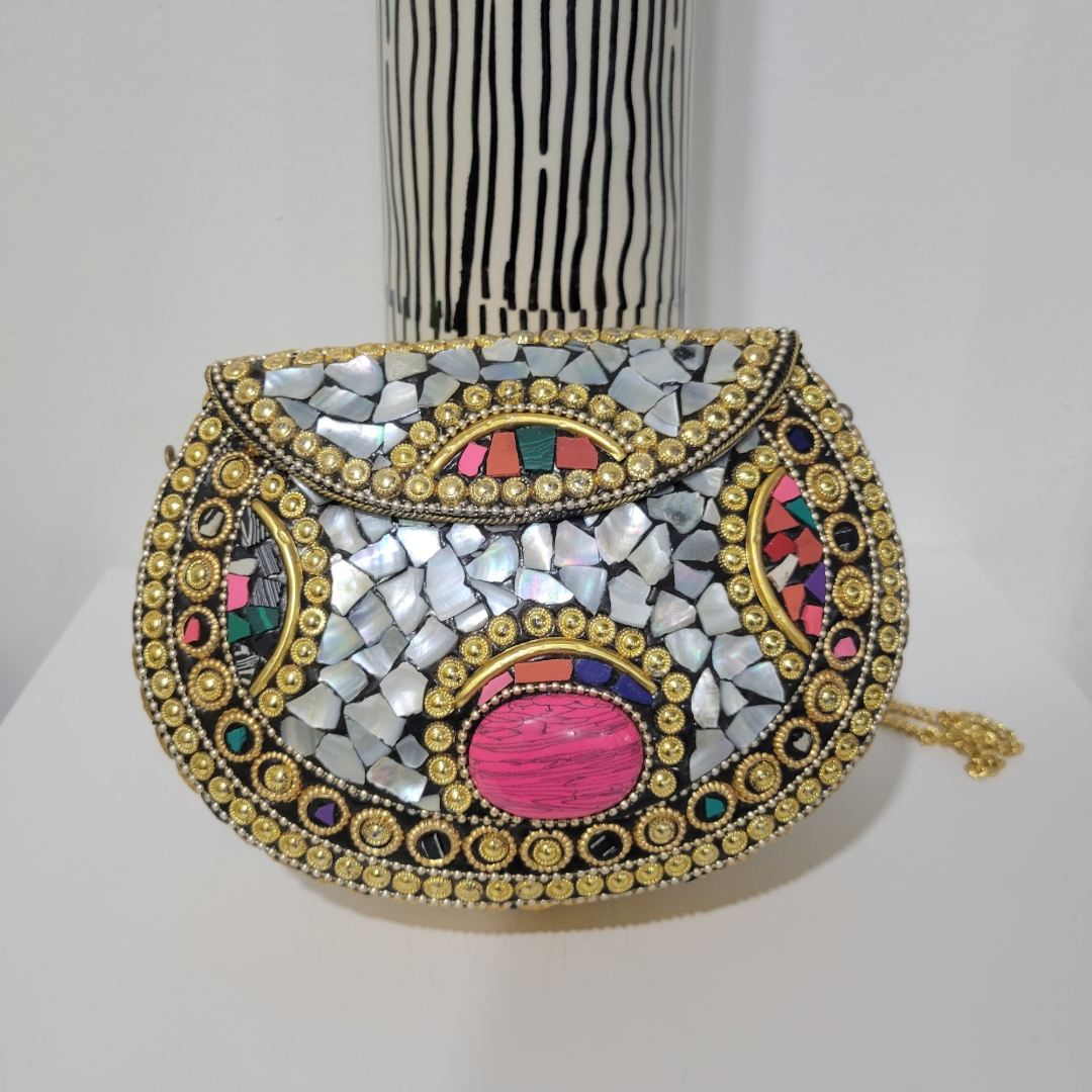 Eternal Elegance: Mosaic Evening Clutch