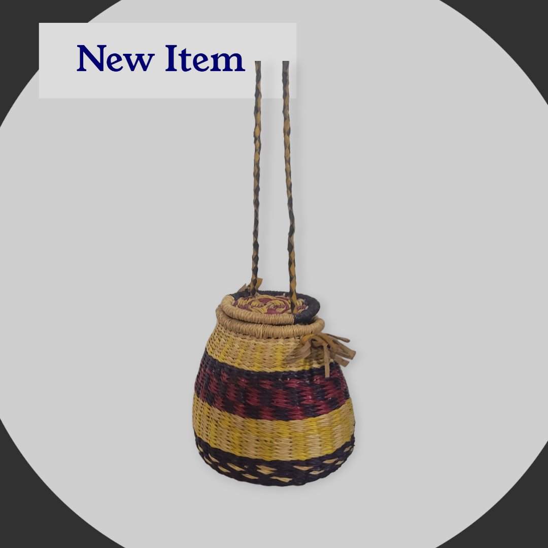 Bolga Basket  Bag: Ghanaian Craftsmanship