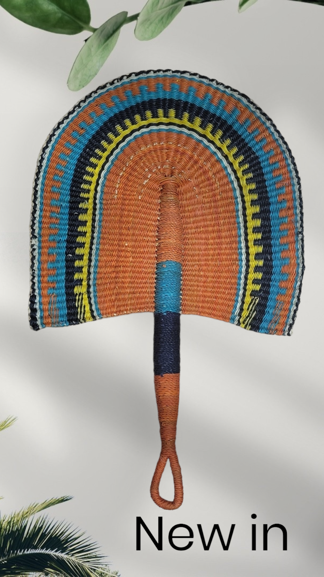 Palm Leaf Hand Fan: Natural Cool