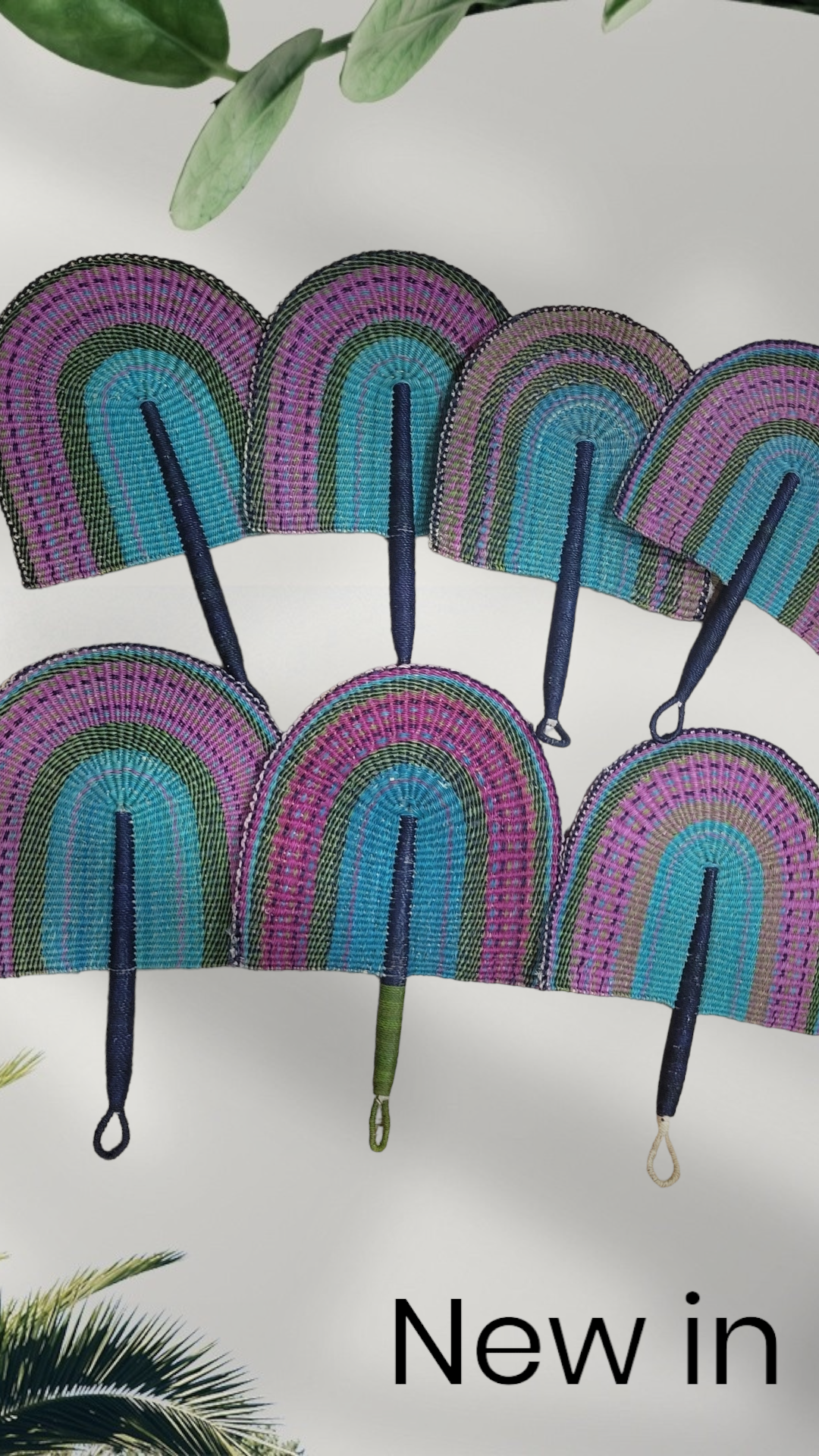 Bohemian Woven fan: Stylish Functionality